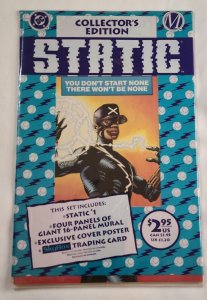 STATIC #1, DC Milestone 1993, 1st Static Shock, Polybagged & Sealed, Poster, NM
