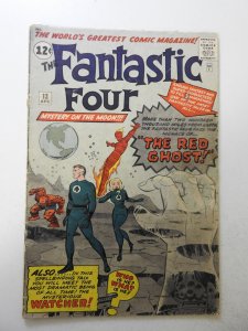 Fantastic Four #13 (1963) VG- Condition cover detached top staple