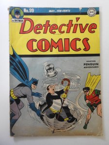 Detective Comics #99 (1945) VG Condition! Cover detached bottom staple