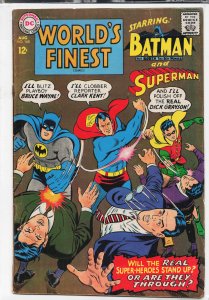 World's Finest Comics #168 (1967) Superman and Batman and Robin