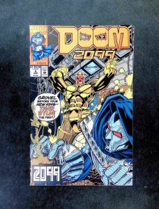 Doom 2099 #4  Marvel Comics 1993 VF/NM  SIGNED JOHN FRANCIS MOORE