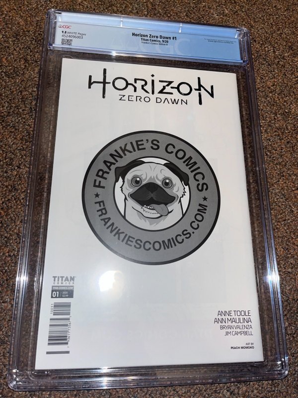 Horizon Zero Dawn 1 Momoko Frankie's B Sketch Virgin Variant, CGC Graded 9.8