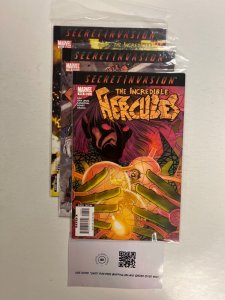 3 The Incredible Hercules Marvel Comic Books # 118 119 120 Spiderman 51 JS35