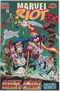 Marvel Riot #1 (1995) - 8.5 VF+ *X-Men Alphalpha*