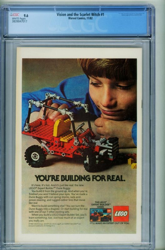 Vision and the Scarlet Witch #1  1982 - Marvel -CGC 9.6 - Comic Book-3839047017