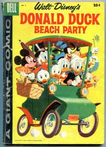 Donald Duck Beach Party--#5--1958--COMIC BOOK--Dell--G-