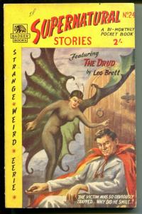 Supernatural Stories #24 1950's-Badger-British issue-weird-eerie-VG