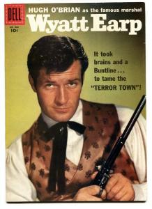 Four Color Comics #860 1957- Wyatt Earp- 1st issue Hugh O'Brian VF-