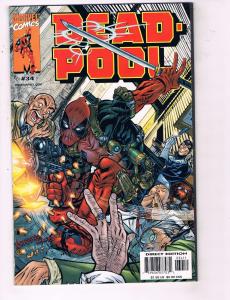 Deadpool # 34 NM 1st Print Marvel Comic Book Cable X-Force Ryan Reynolds BN3