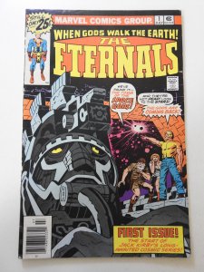 The Eternals #1 (1976) FR/GD Condition 4 in spine split