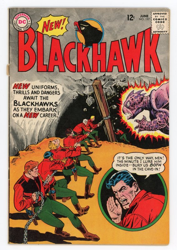 Blackhawk #197 Dick Dillin VF-