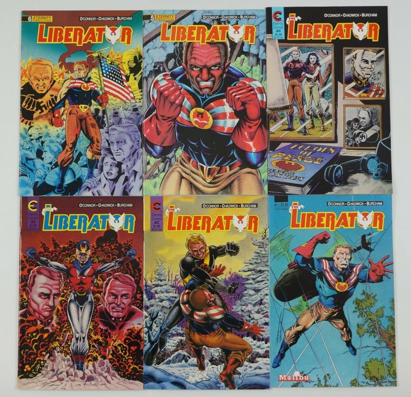 the Liberator #1-6 VF/NM complete series - patriotic super hero vs nazis 2 3 4 5