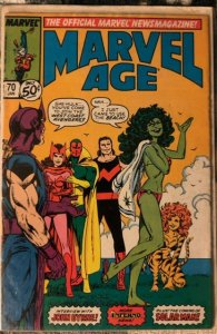 Marvel Age #70 (1989) The Avengers 