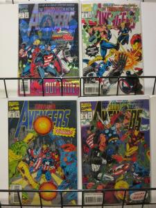 AVENGERS TERMINATRIX OBJECTIVE (1993) 1-4 complete set!