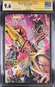 Marvel's Voice : Spider verse (2023) # 1 (CGC 9.6 SS) Signed John Giang *Variant
