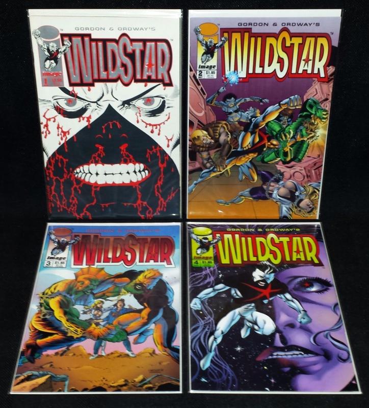 Wildstar #1,2,3,4 (1-4) Complete Set (Image, 1993) - VF/NM+