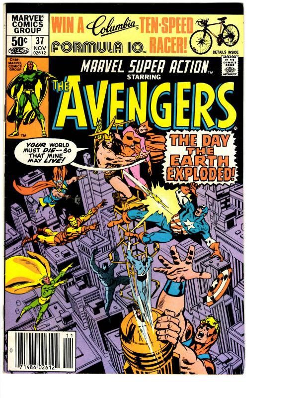 5 Marvel Super/Triple Action Comic Books # 35 37 40 41 42 Avengers Hawkeye BH7