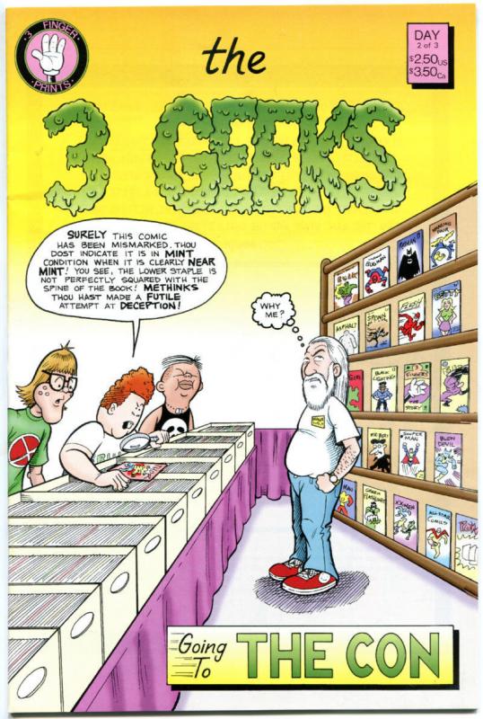 3 GEEKS - GOING TO THE CON #1 2 3, VF/NM, Rich Koslowski, 1-3 set, Convention 