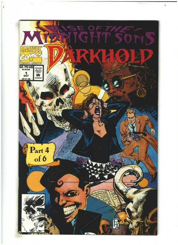 Darkhold #1 NM- 9.2 Marvel Comics 1992 Midnight Sons Ghost Rider