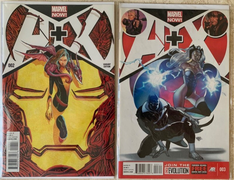 A+X 1-18+ VARIANT OF #2 | 2 TEAM-UPS IN EACH ISSUE | 2012-14 | COMPLETE SERIES