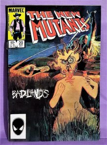 Chris Claremont NEW MUTANTS #20 Bill Sienkiewicz Demon Bear (Marvel, 1984)!