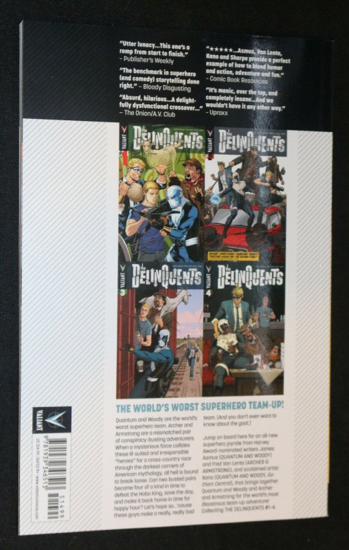 2014 Delinquents TPB (VF-NM) James Amus Paolo Rivera Cover