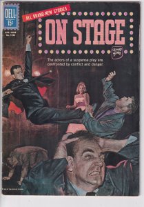 ON STAGE FOUR COLOR #1336 (Apr 1962) VG+ 4.5 cream to white paper!