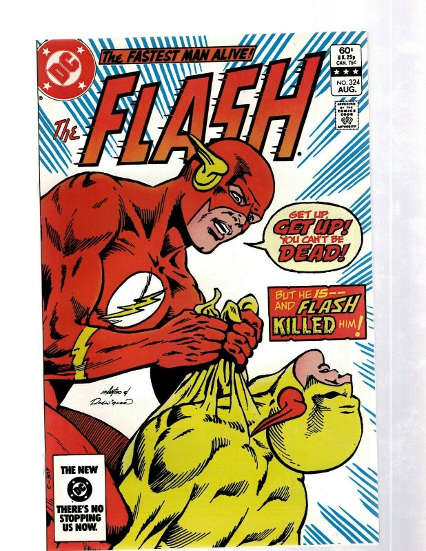 Flash # 324 NM DC Comic Book Reverse Flash Barry Allen Grodd Mirror Master J460