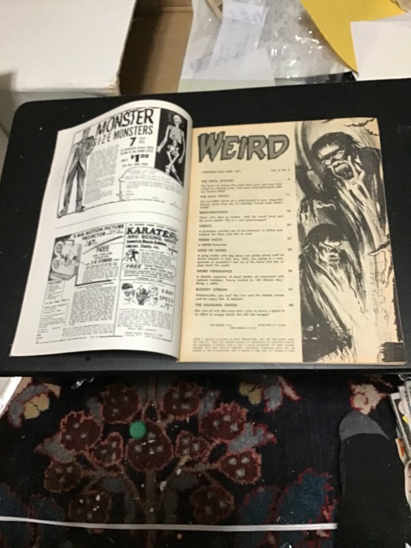 Weird #5.02 (1971) Extreme horror cover! Decapitation! Mid-High-Grade! FN/VF Wow