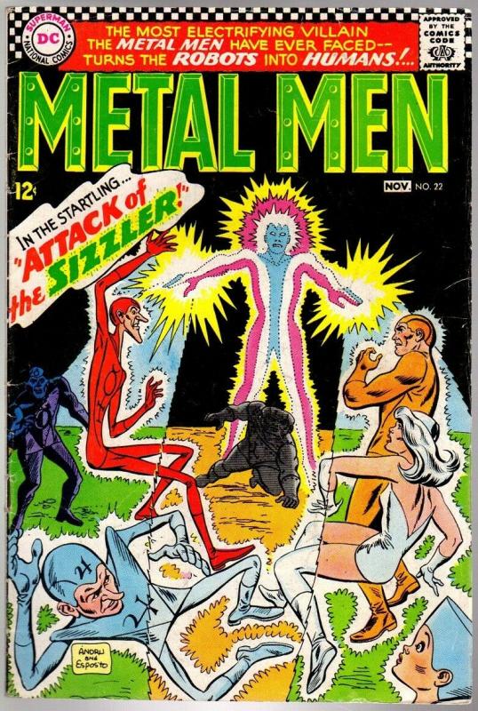 METAL MEN 22 VG-  Nov. 1966