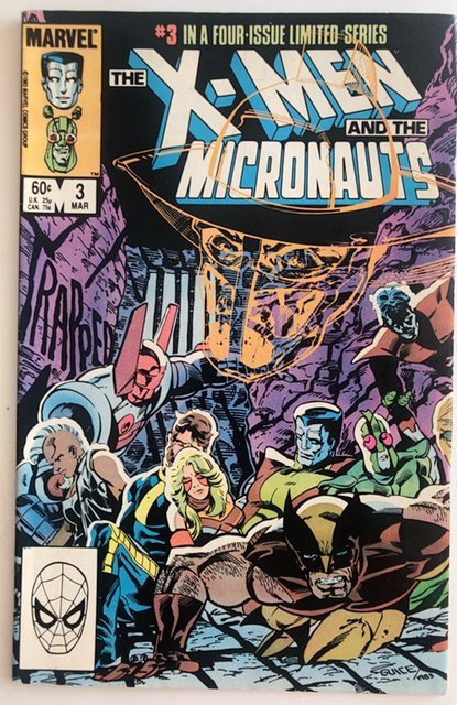 The X-Men and The Micronauts #3 Direct Edition (1984)