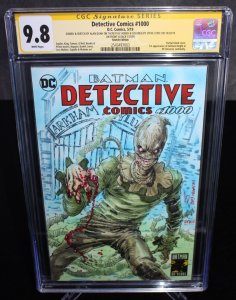 Detective Comics #1000 CGC (9.8) Signed & Sketch by Alan Quah, Steve Lydic - '19