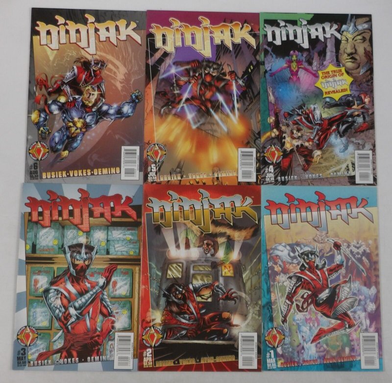 Ninjak #1-12 VF/NM complete series Kurt Busiek ; Acclaim