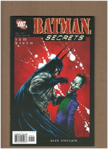 Batman: Secrets #1 DC Comics 2006 Sam Kieth Joker app. NM- 9.2 