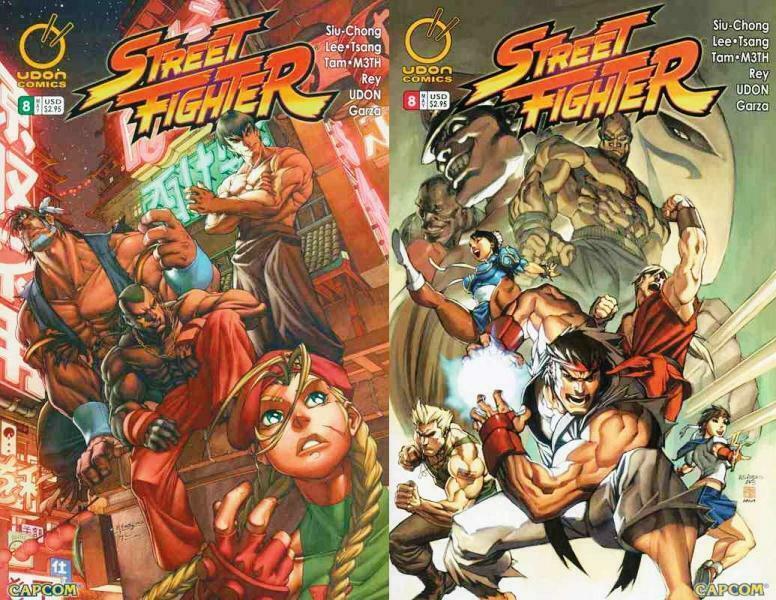 STREET FIGHTER (2003 IMAGE/ UDON) 8A, 8B  set of both!