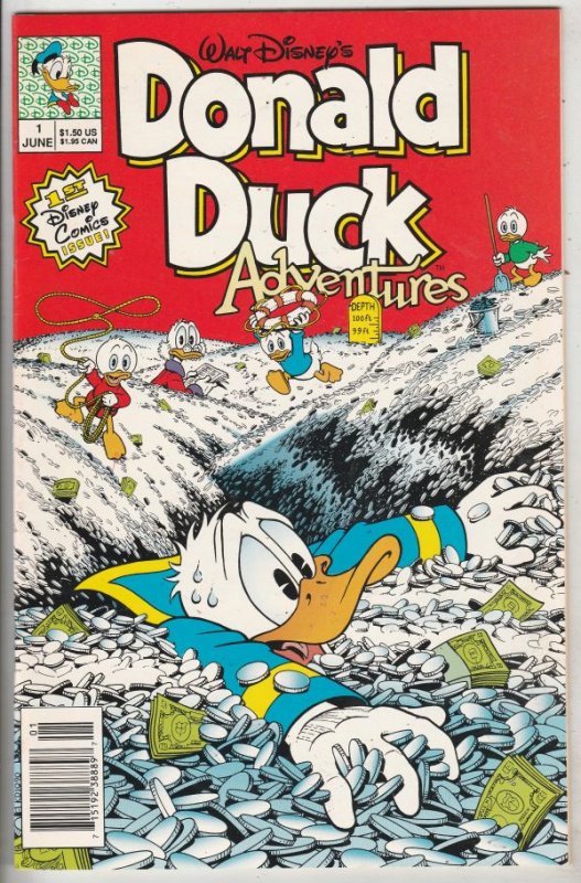 Donald Duck Adventures #1 (Jun-90) VF/NM High-Grade Donald Duck