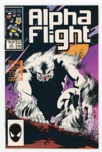 Alpha Flight #45 Northstar Purple Girl VF-