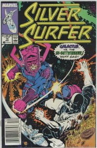 Silver Surfer #18 (1987) - 8.0 VF *Galactus/In-Betweener* Newsstand
