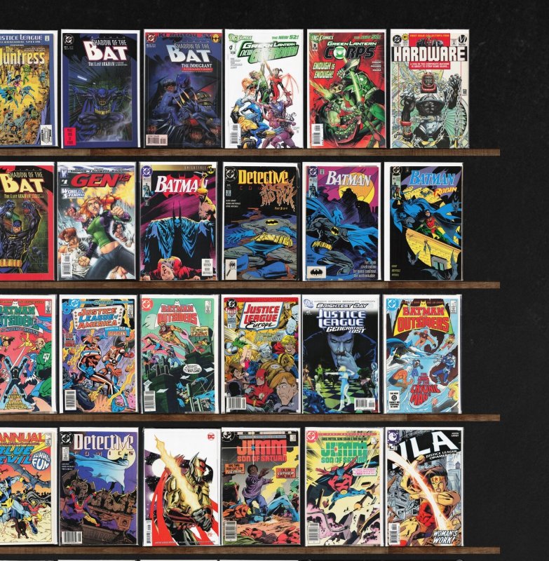 Huge Lot 150+ Comics with Detective Comics, Batman, Jla & More!