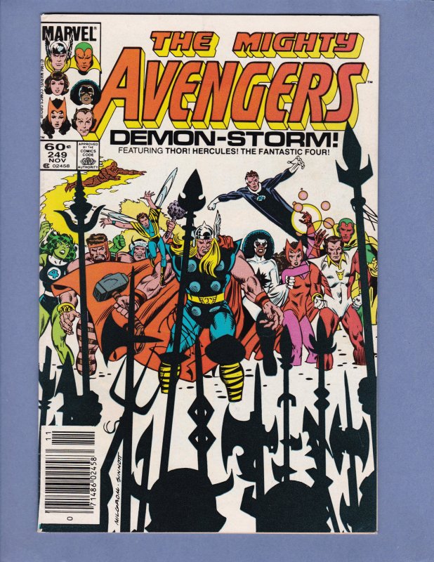 Avengers #249 VF Marvel 1984