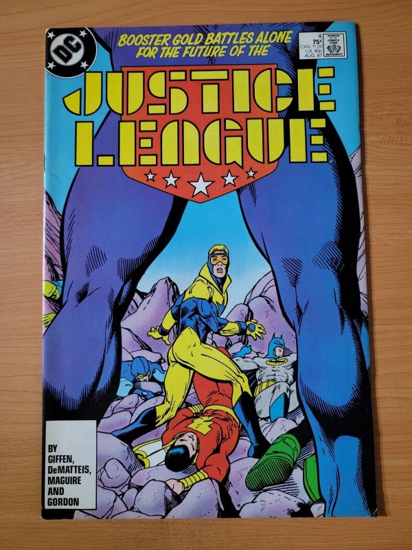 Justice League #4 ~ DOLLAR BIN ~ 1987 DC Comics 