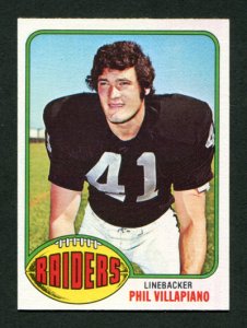 1976 Topps Phil Villapiano #198  NNM-MT+  Oakland Raiders