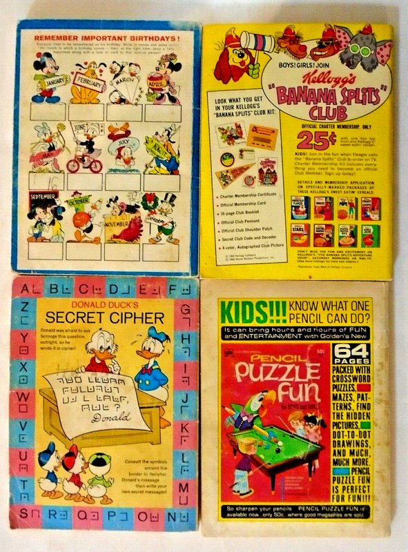 Walt Disney Comics Digests (1968, Gold Key) #1 (Scarce), 8, 12, 30. Guide = $30