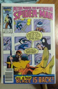 The Spectacular Spider-Man #123 Newsstand Edition (1987)