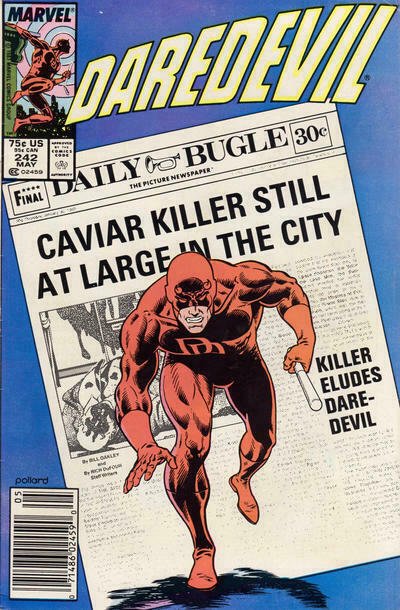 Daredevil #242 (Newsstand) VF; Marvel | save on shipping - details inside
