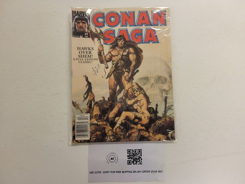 Conan Saga #49 VF Marvel Comics Magazine 9 TJ24