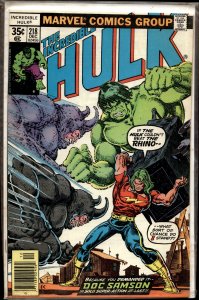 The Incredible Hulk #218 (1977) Hulk