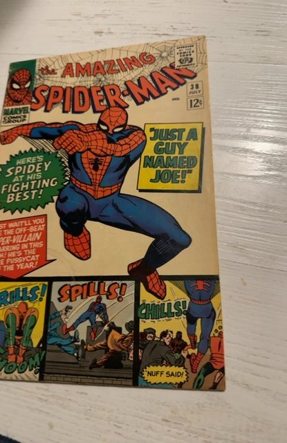 Amazing Spider-Man #38 (1966) Marvel FINAL DITKO ISSUE/2ND MARY JANE CAMEO fn/vf