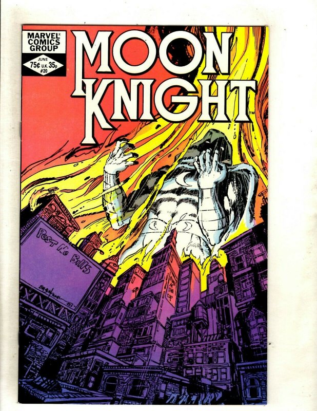 Lot Of 10 Moon Knight Marvel Comic Books # 11 12 13 14 15 16 17 18 19 20 HJ9