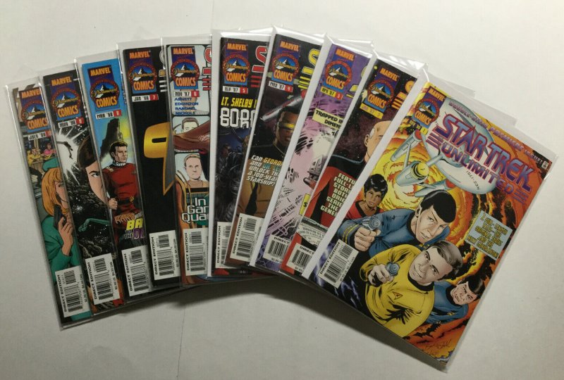 Star Trek Unlimited 1-10 Lot Run Set Very Fine-Near Mint 8.0-9.4 Marvel